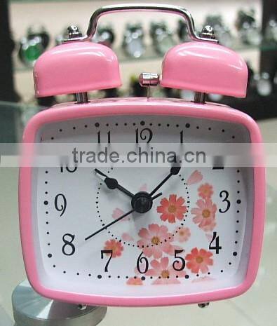 square shape flip alarm clock for birthday gift wholesale china