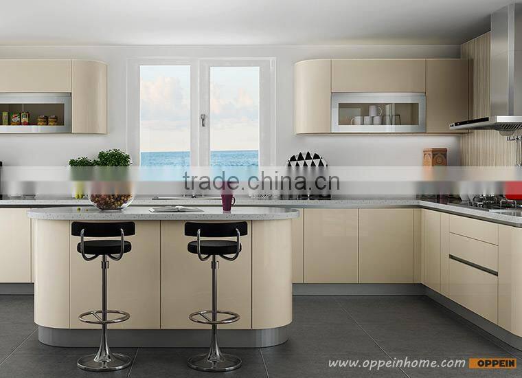 Guangzhou Canton Fair New design Kitchen Furniture Acrylic kitchen island