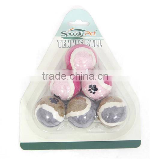 Dog tennis ball toys set 6 dog toy ball
