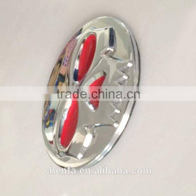 Custom skeleton silver 3m adhesive custom badge