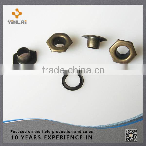 classic brass eyelets with washer