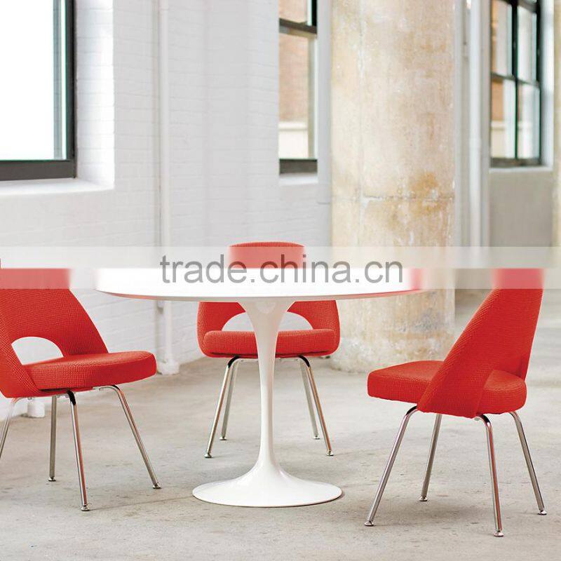 Round Coffee Table, Cafe Table, White Coffee Table CT-605F