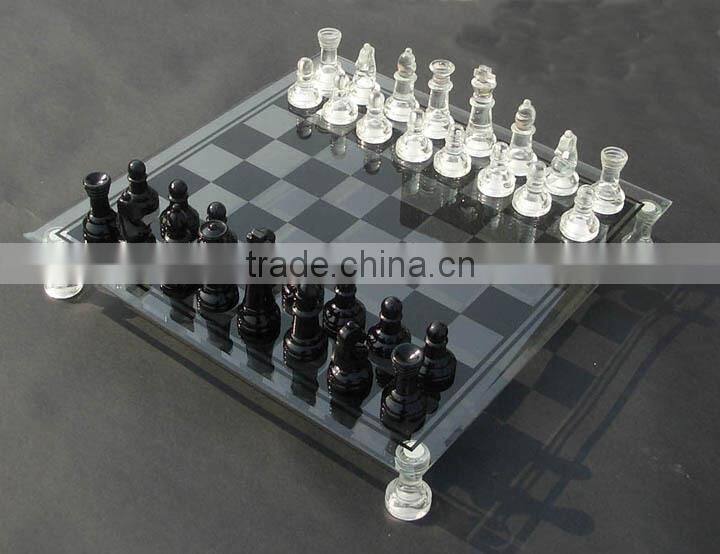glass chess set with Youth,Medium,Large size
