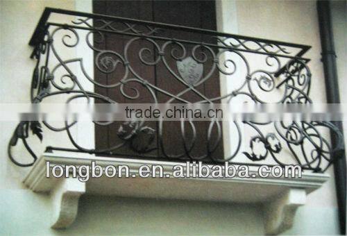 2014 top-selling forged iron balcony railing