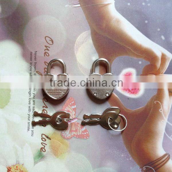 AJF 2015 cheap silver 2 keys Diary Locks for notebooks