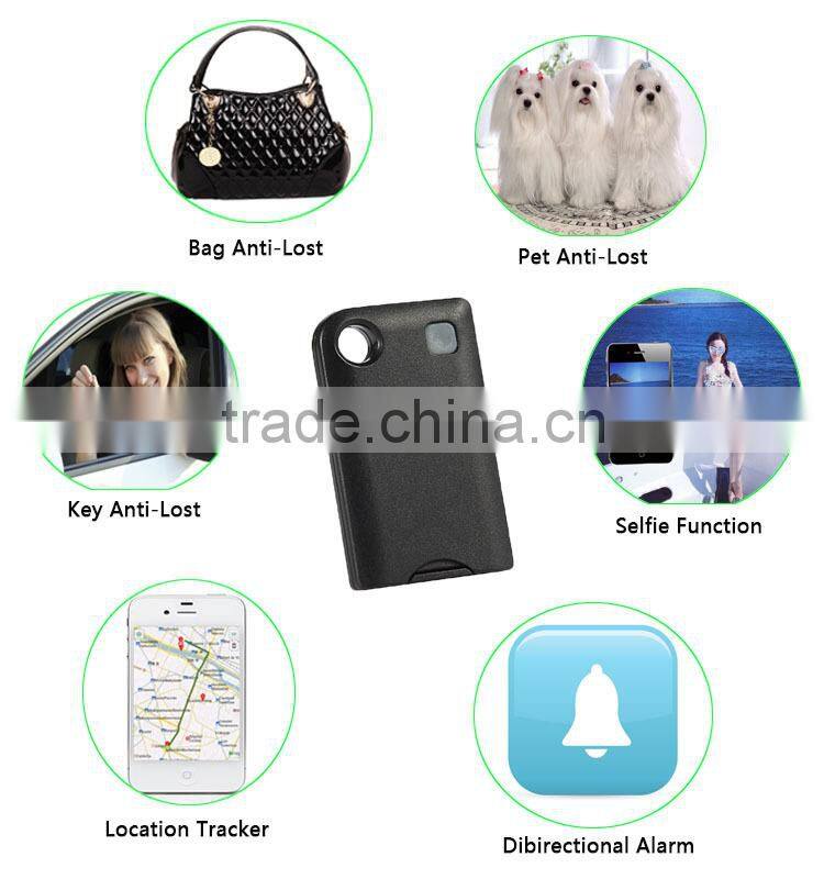 2015 Bidirectional Mobile Phone Bluetooth Alarm Keychain Wallet Anti-lost Alarm