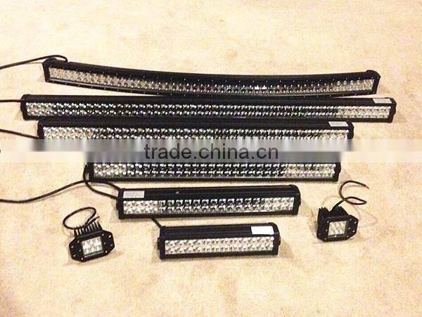 50 inch led driving light bar, auto led light arch bent, 288w curved led light bar