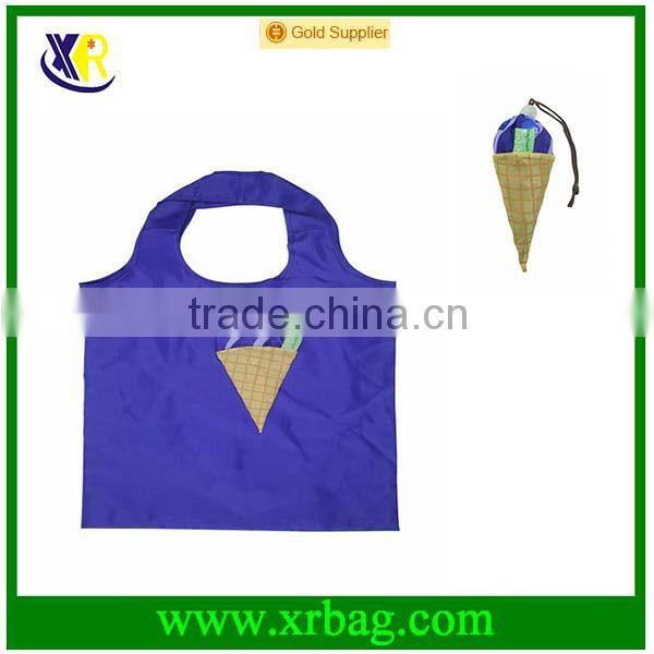 New Design Icecream Foldable Grocery Tote Shopping Bag With Logo
