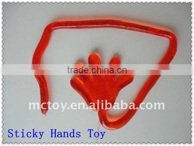 More stocks Funny Sticky Hands Toy for kids'fun and holiday decoration