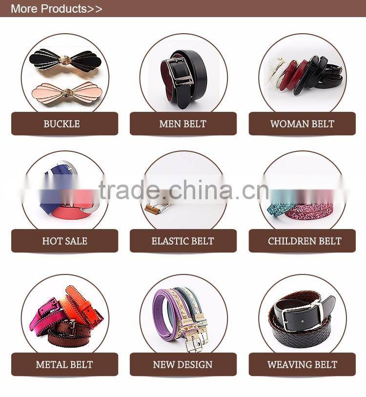 new Fashionable metal buckle hot sell garment pu belt with rivet