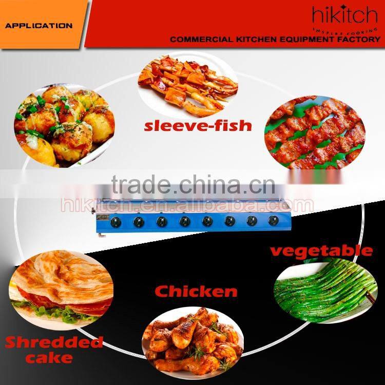 Height Adjustable Table Top Gas BBQ Grill Kebab Grill