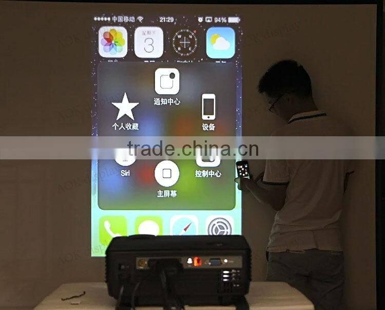 HD 1080P Mini LCD Image System Multimedia LED Projector Home Theater Cinema Digital Projectors TV ,Game proyector,video projetor