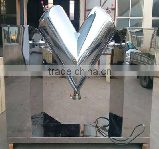V shape lab pharmacy powder mixing machine
