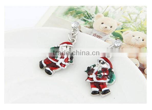 santa earring Christmas motif ornaments santa claus wholesale earring 2013 new