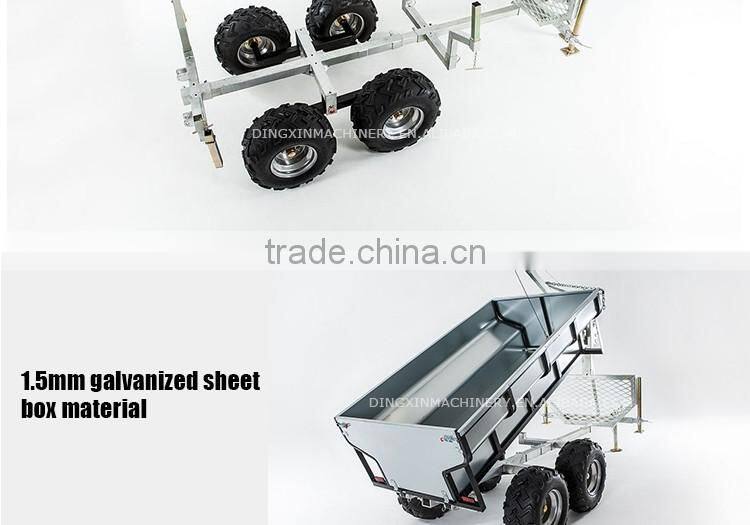 ATV Tow behind trailer for wood log timber