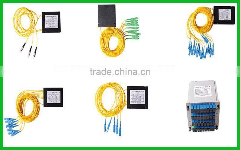 GPON optical path devices Optical Splitter 1X8 PLC G657A SC LC FC APC