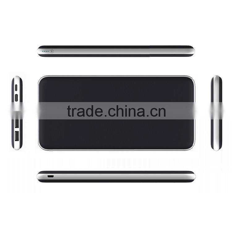 New design universal 20000mah 3 usb backup battery charger