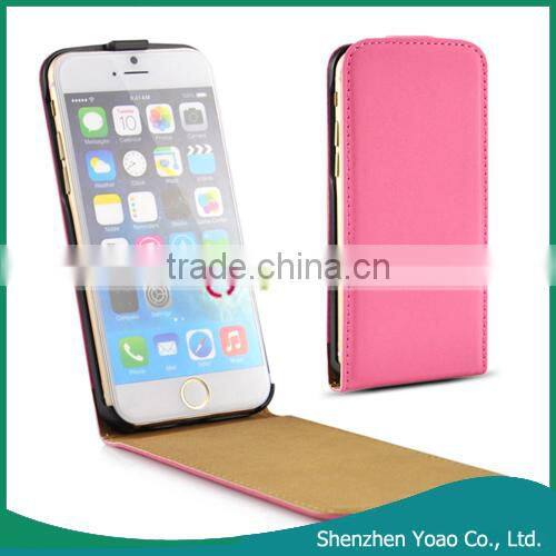 Korean Style Up-down Opening PU Leather Case for iPhone 6,Mobile Phone Case for iPhone 6