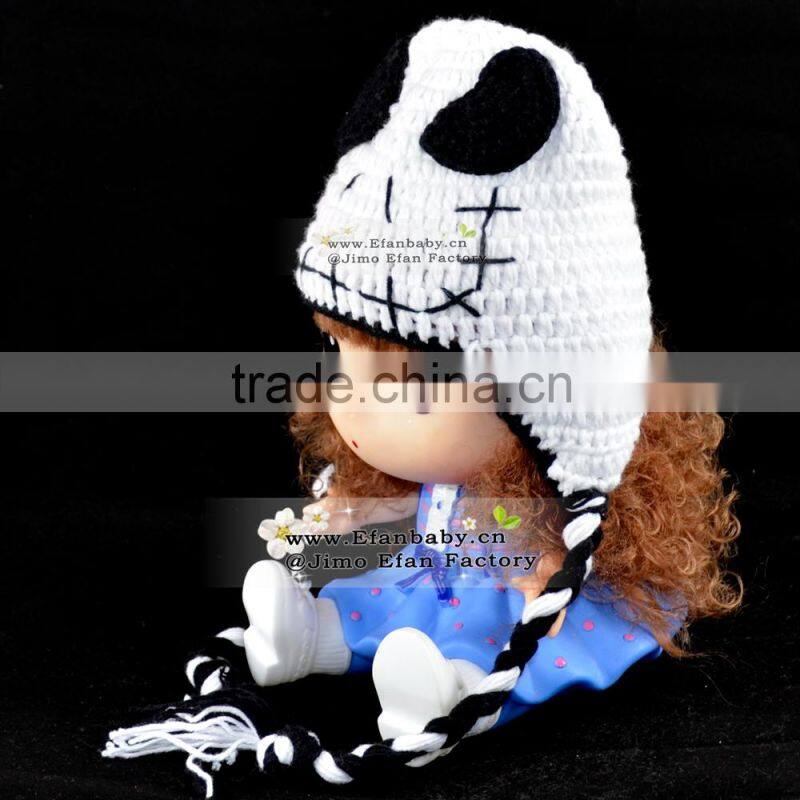 crochet girls cartoon hats & baby winter caps or children