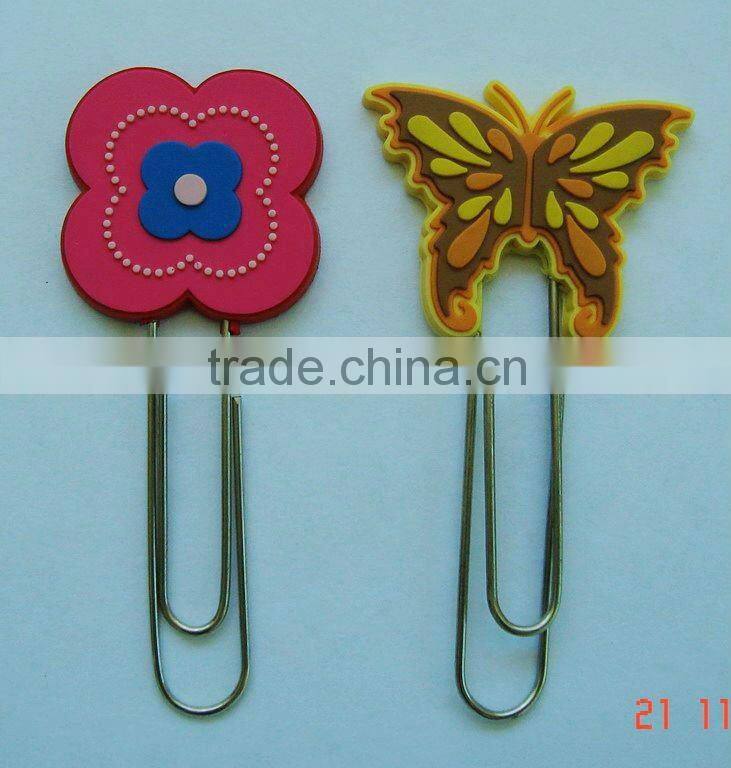 custom cheap cartoon plastic bookmark