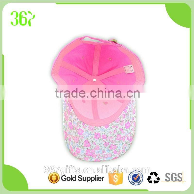High Quality Overlap Light Weight Baseball Cap Kids Cap for Girls