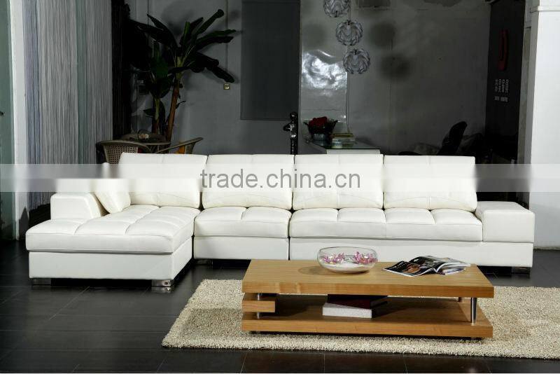 2016 modern L shape leather sofa set AL160