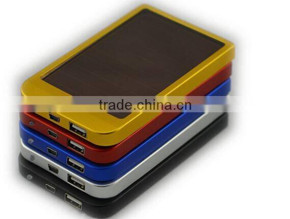 Mini solar panel portable charge 2600 mAH for mobile phone