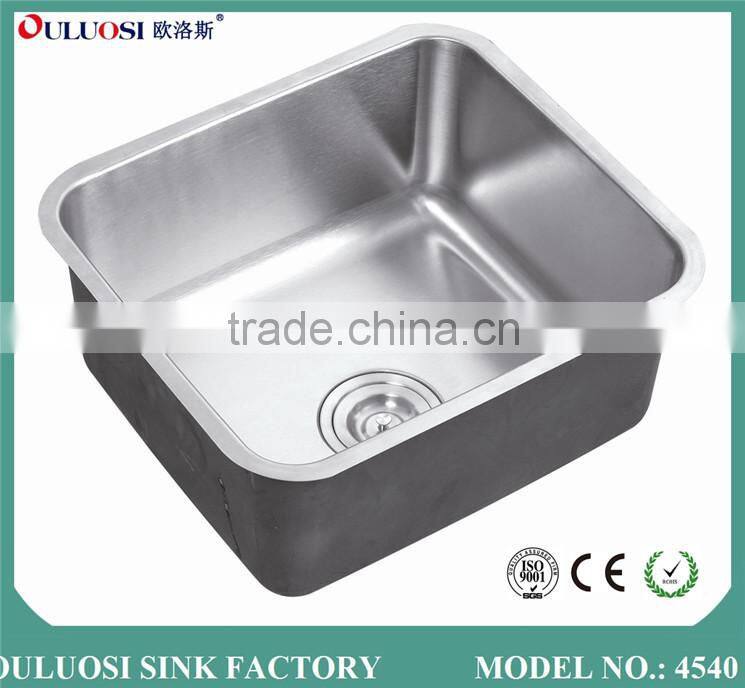 classic style silver plastic kitchen sink 4540