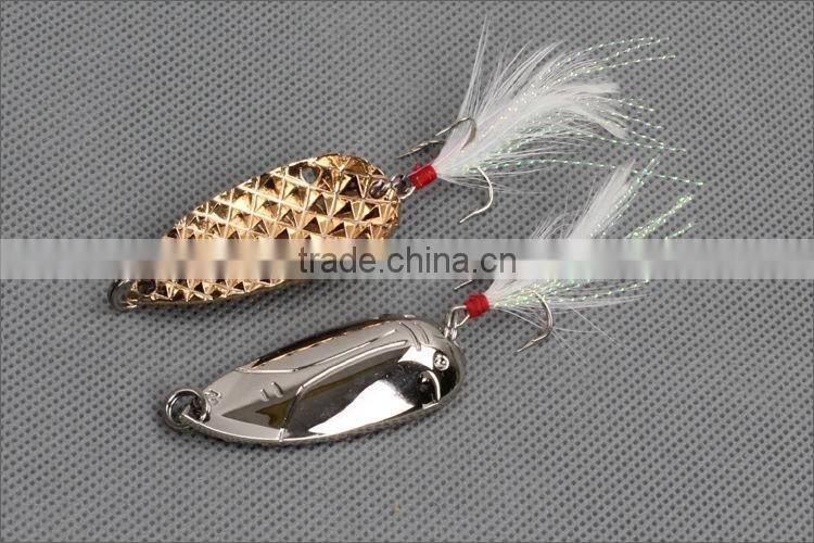 Wholesale 10g 15g silvery/golden Metal Fishing Lures