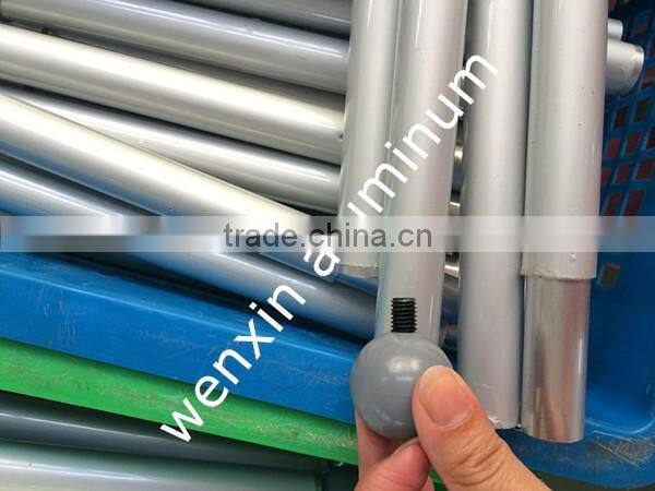 22mm aluminum tent pole top with black ball