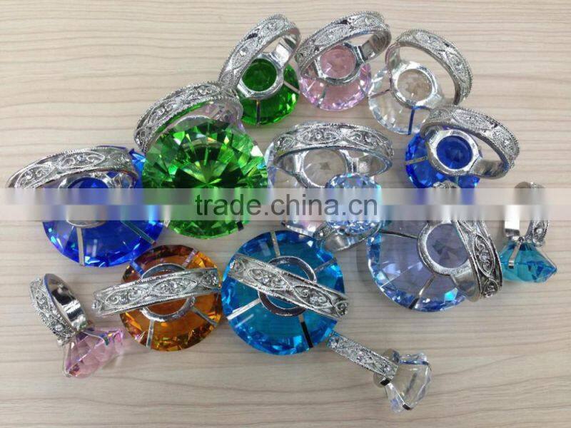 beautiful glass handicraft decorative napking ring