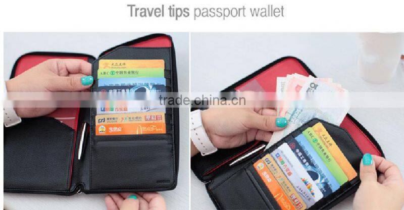 Organizer Wallet Purse Document Holder Case Bag Travel Passport Holder