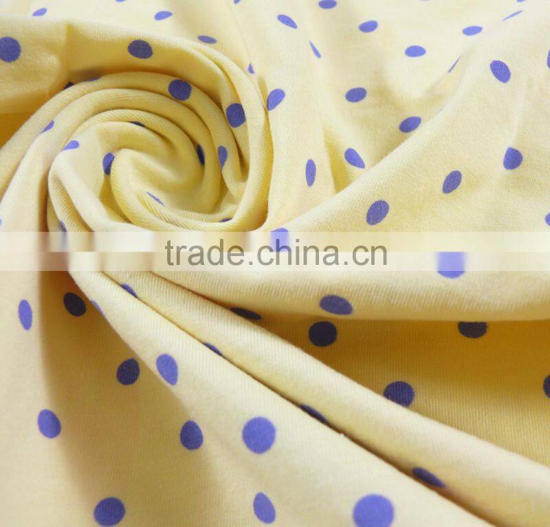 95% cotton 42/1 CM + 5% spandex 20D Single Printed Fabric - N005