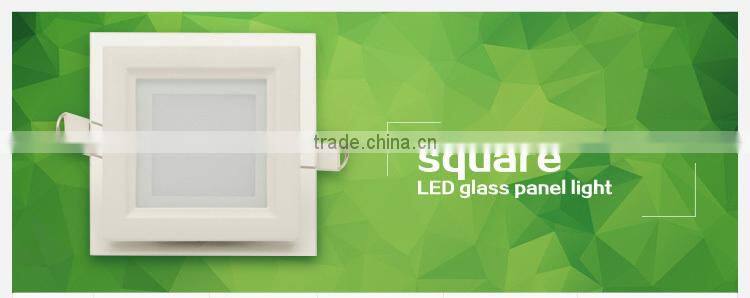 25W square led glass ceiling light