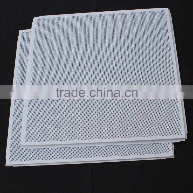 Dia. 1.8mm Perforated Metal Lay in Ceiling Aluminum False Lay In Ceiling T15