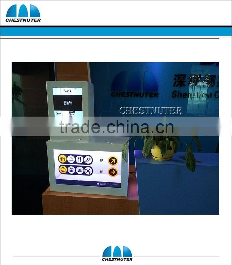 Transparent LCD showcase,TFT Type and Indoor Application transparent lcd panel