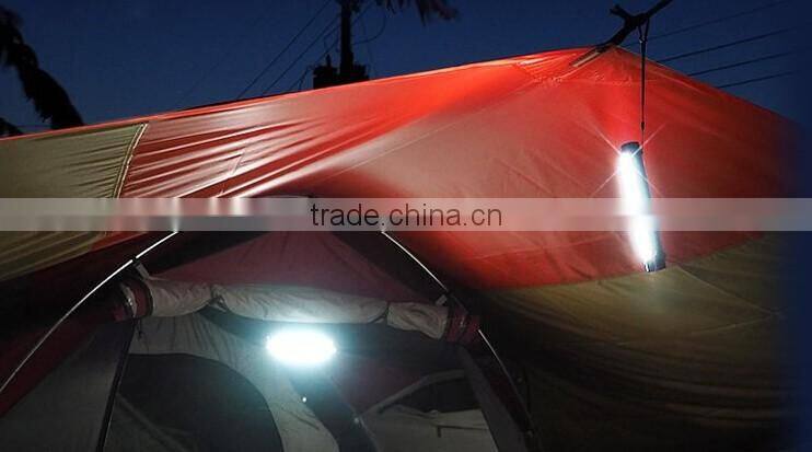 A-OK Waterproof Portable Multi-Functional 4-Level Adjustable Brightness Led Lamp / Lantern with Built-in Battery