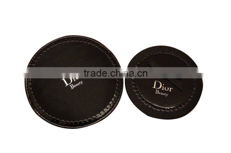 hot sell leather compact cosmetic mirror