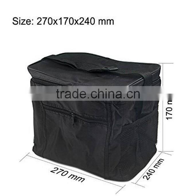 Insulated Bag Lunch Tote Bag Box Cooler Bag Black Color
