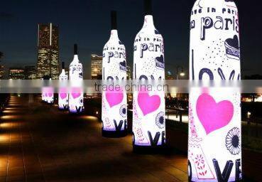 hottest inflatable led light bottle