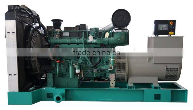 High Quality 625KVA Volvo open type diesel generator set with TWD1643GE Details