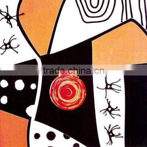 abstract handmade oil paintings of butterflies