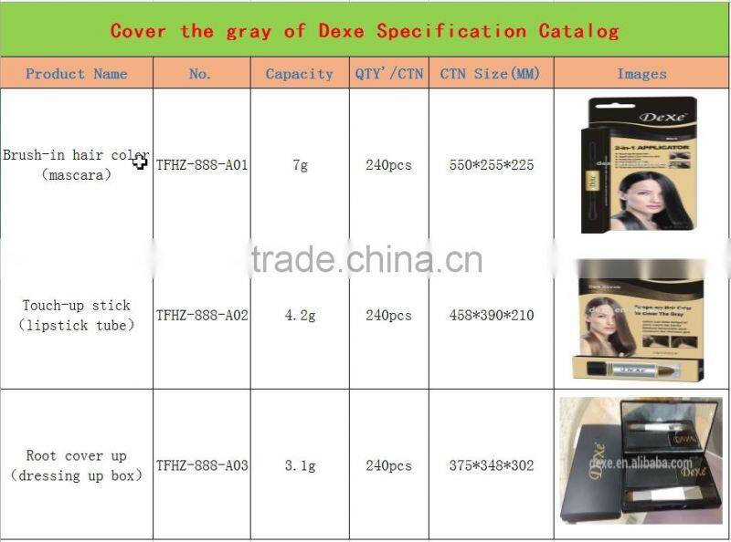 Magic root hair dye dexe hair care product cover the gray