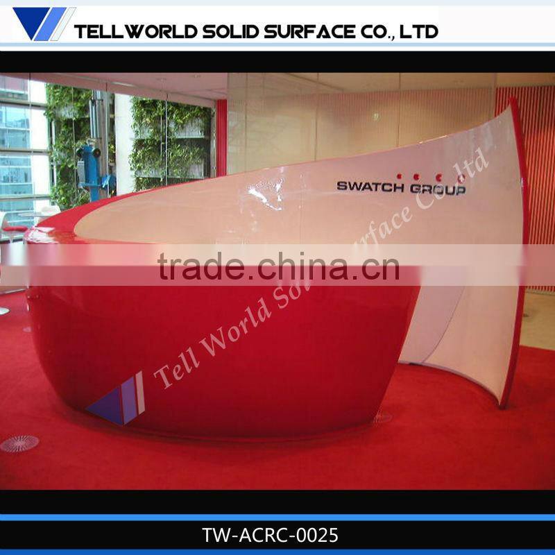 Top quality modern modern restaurant reception desk for hotel with 10 years warranty