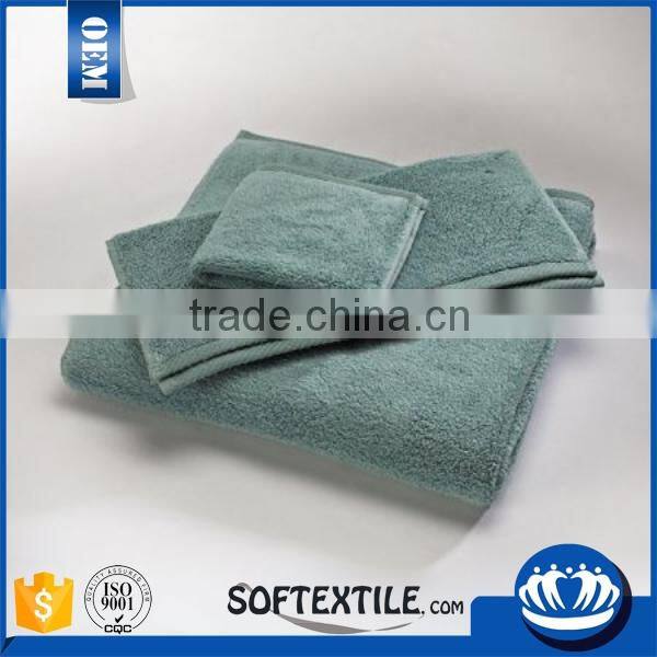 wholesale high quality solid color plain dyed 100% bamboo fiber bamboo towel