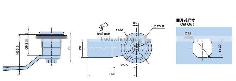 compression lock MS718