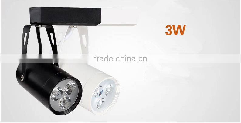 high lumen adjustable commercial led track light with CE RoHs