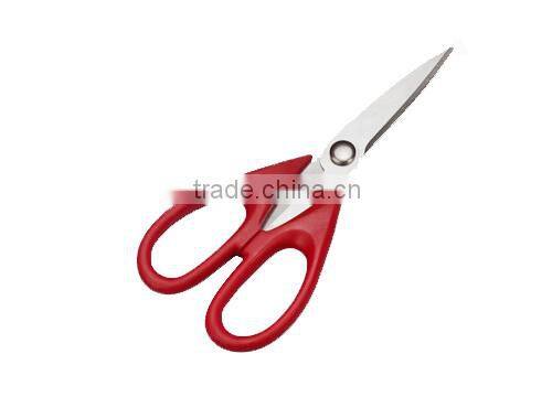 Hot Selling Kitchen Shears with Soft Grip Hanles, Red
