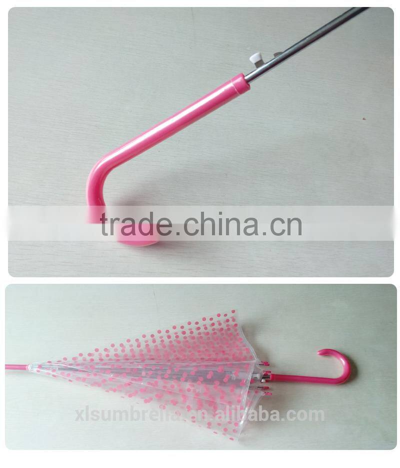 Plastic Handle Straight POE umbrella with 21''Auto open