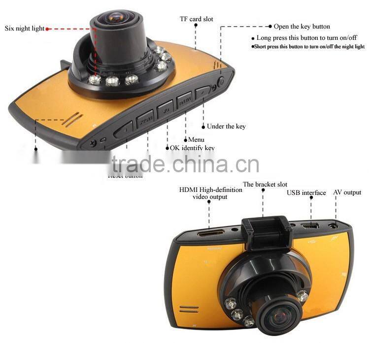 cheap dual Lens Vehicle Car Dvr Camera Video Recorder Car black Box Dash Cam